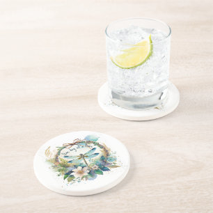 Dessous De Verre En Grès Libellule florale Un jour à la fois
