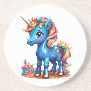 Dessous De Verre En Grès licorne de bébé
