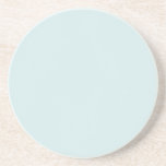 Dessous De Verre En Grès Light Cyan Solid Plain Color<br><div class="desc">A simple color design with many characteristics. As calm,  soft,  trendy,  modern,  and fashionable color.
Hex No.: D4EAEB</div>