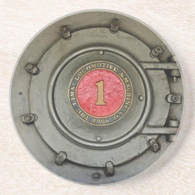 Dessous De Verre En Grès Lima Locomotive 1906 (Devant)