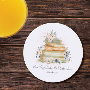 Dessous De Verre En Grès Livres de citations personnalisés Roses bleues bei