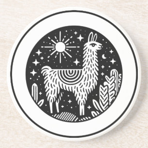 Dessous De Verre En Grès Llama