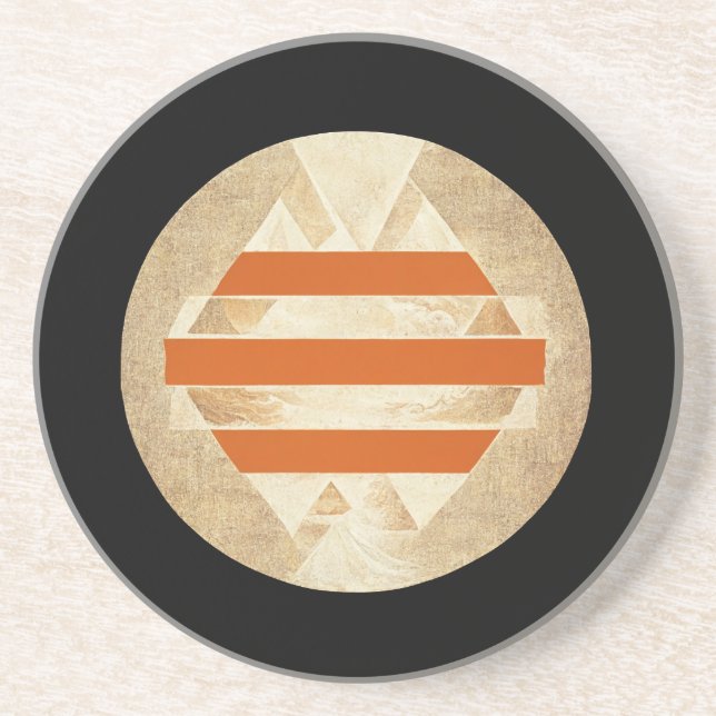 Dessous De Verre En Grès Logo de Nikia (Devant)