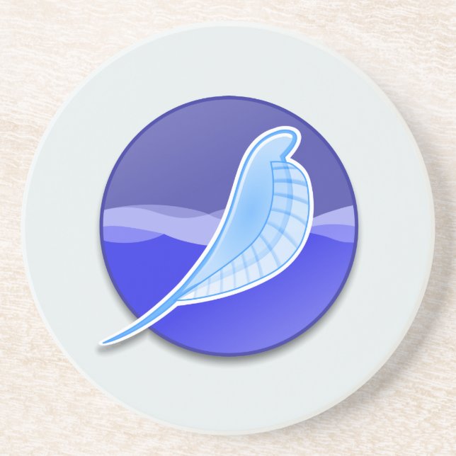 Dessous De Verre En Grès Logo de SeaMonkey (Devant)