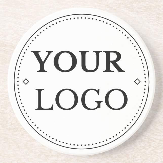 Dessous De Verre En Grès Logo d'entreprise Noël moderne (Devant)