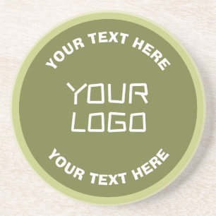 Dessous De Verre En Grès Logo ou conception téléchargé et texte modifiable
