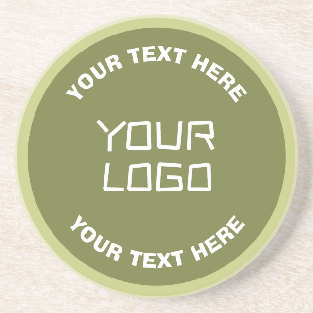 Dessous De Verre En Grès Logo ou conception téléchargé et texte modifiable  (Devant)
