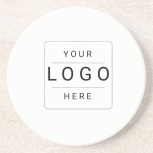 Dessous De Verre En Grès Logo personnalisé