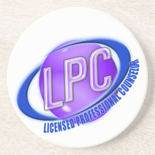 DESSOUS DE VERRE EN GRÈS LPC SWOOSH LOGO CONSEILLER PROFESSIONNEL AUTORISÉ