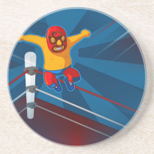 Dessous De Verre En Grès luchador
