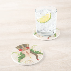 Dessous De Verre En Grès Lughnasadh Goddess Tailtiu