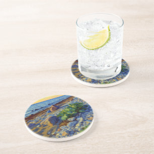 Dessous De Verre En Grès Lumière du soir sur la côte de Vormsi