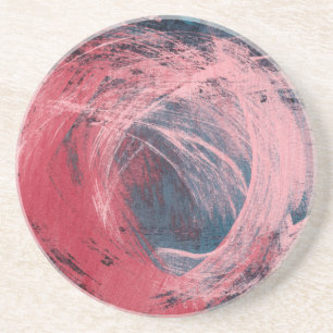 Dessous De Verre En Grès Lumière rose I