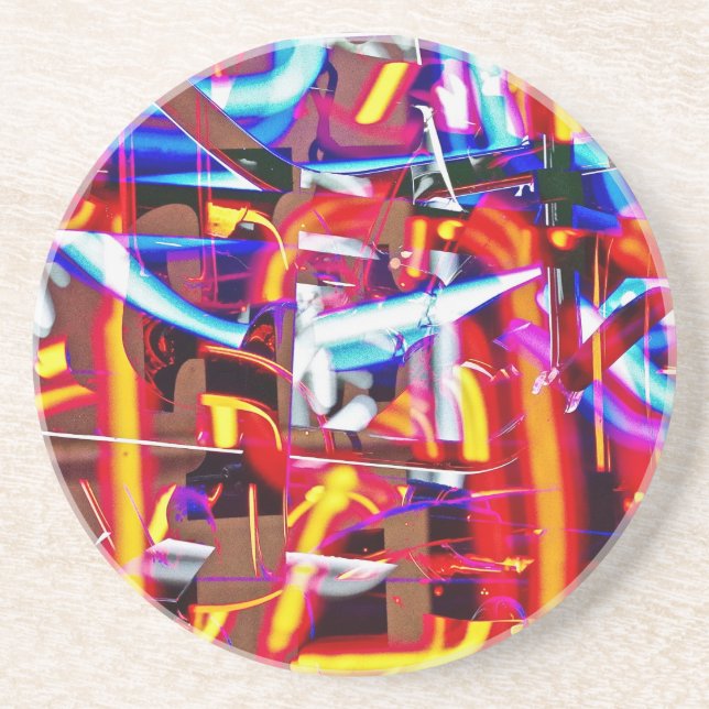 Dessous De Verre En Grès lumières brisées (Devant)