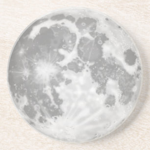Dessous De Verre En Grès Lune