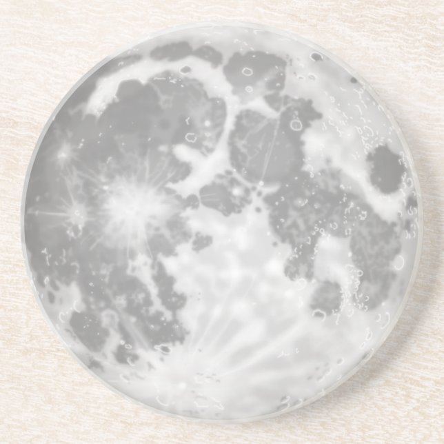 Dessous De Verre En Grès Lune (Devant)