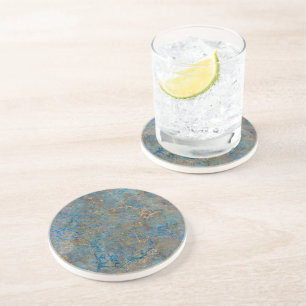 Dessous De Verre En Grès Luxe lapis Lazuli Marble