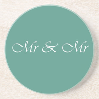 Dessous De Verre En Grès M. & M. Typographie