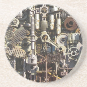 Dessous De Verre En Grès Machines mécaniques Steampunk