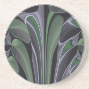 Dessous De Verre En Grès Magnifique Conception Artistique de Texture d'Auro