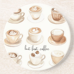 Dessous De Verre En Grès Mais d'abord, les tasses à café