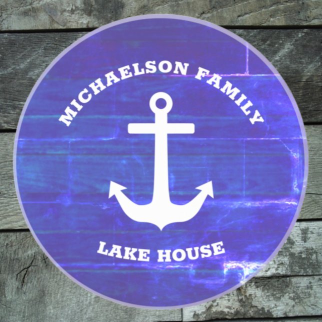 Dessous De Verre En Grès Maison de lac nautique (Créateur téléchargé)
