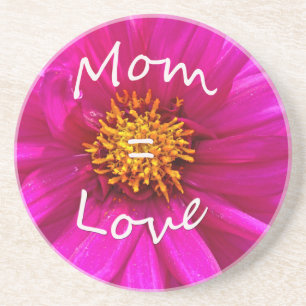 Dessous De Verre En Grès Maman = Amour