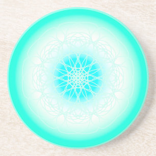 Dessous De Verre En Grès Mandala de Guérison