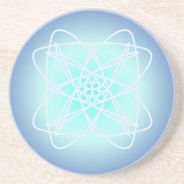 Dessous De Verre En Grès Mandala de la réussite (Devant)