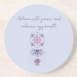 Dessous de verre en grès Mandala de Serenity en fl