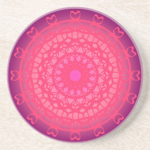 Dessous De Verre En Grès Mandala du silence
