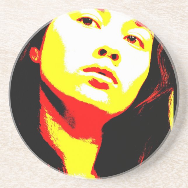 Dessous De Verre En Grès Manic Kin 6 (Devant)