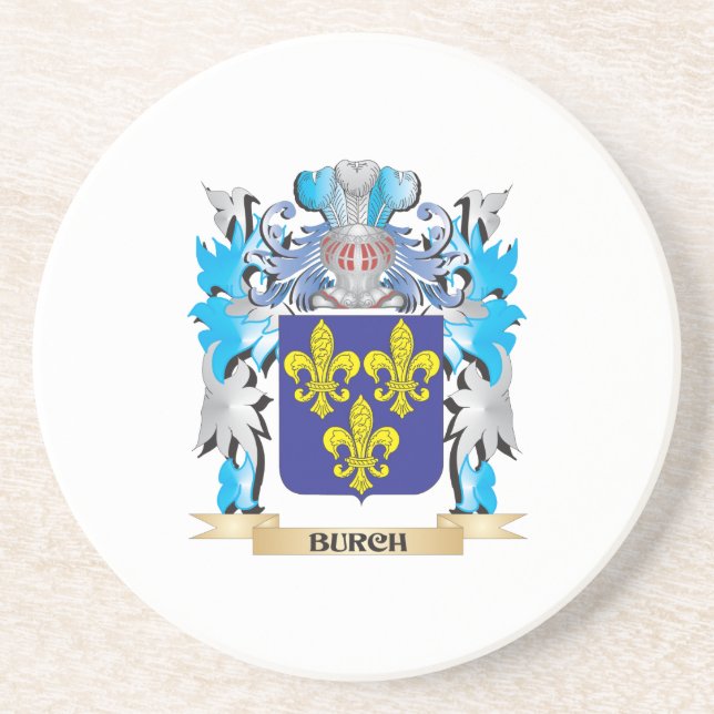 Dessous De Verre En Grès Manteau de Burch des bras (Devant)