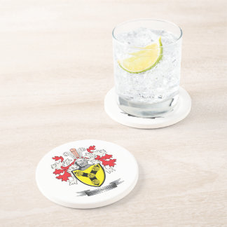 Dessous De Verre En Grès Manteau de crête de famille de Cunningham des bras