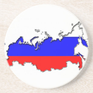 Dessous De Verre En Grès Map of Russia