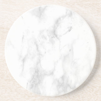 Dessous De Verre En Grès Marbre blanc tendance sur mesure Elégant Modèle ro