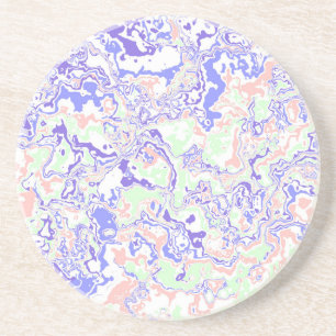 Dessous De Verre En Grès Marbre coloré 1