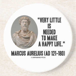 Dessous De Verre En Grès Marcus Aurelius très peu requis pour faire la vie