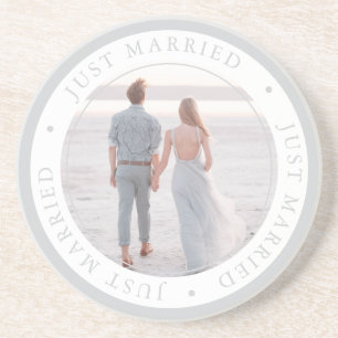 Dessous De Verre En Grès Mariage occasion simple photo personnalisée