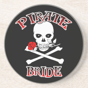 Dessous De Verre En Grès Mariée pirate