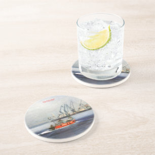 Dessous De Verre En Grès Marina/Mariña/Paysage marin