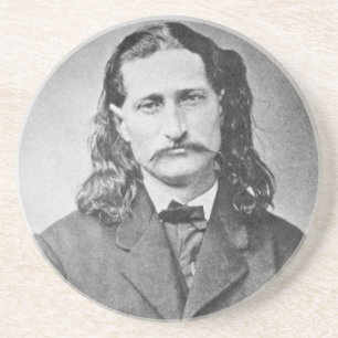 Dessous De Verre En Grès Marshal Wild Bill Hickok Old West Gunfighter