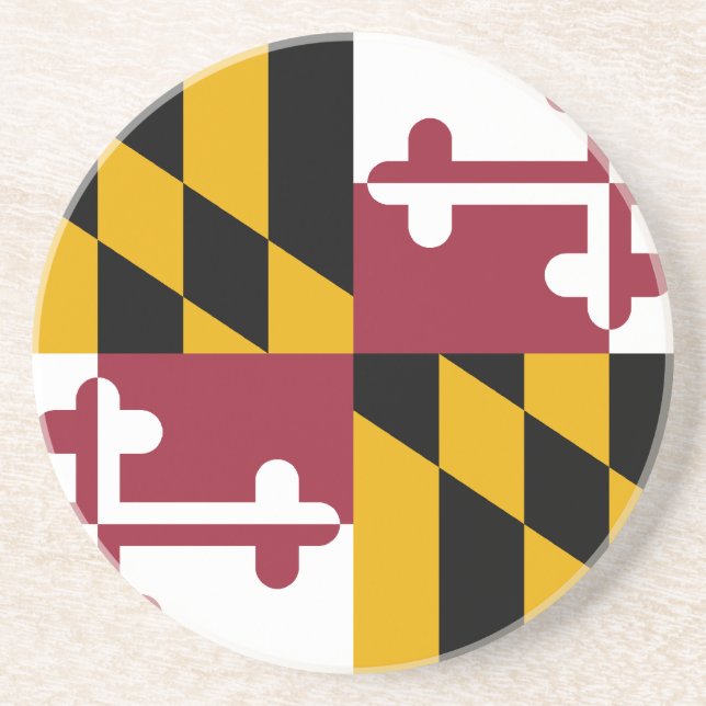 Dessous De Verre En Grès Maryland, États-Unis (Devant)