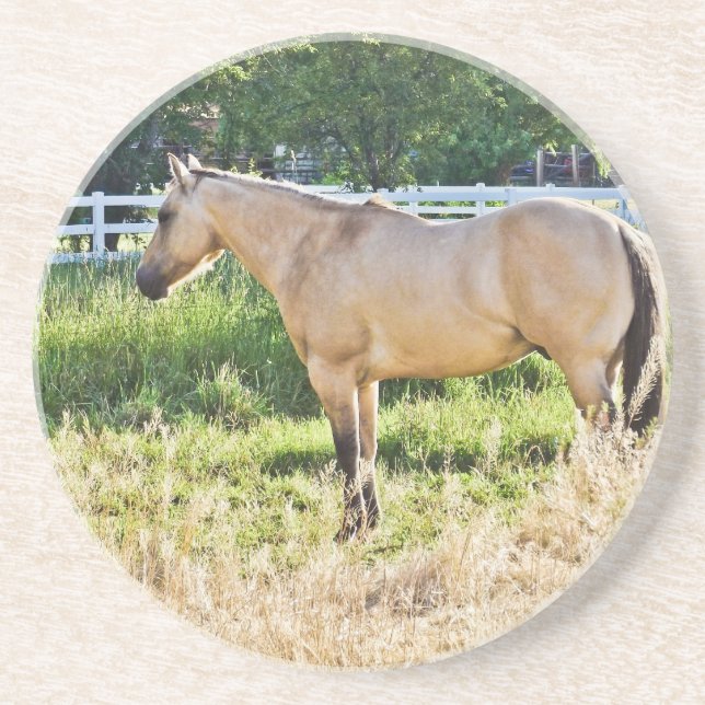 Dessous De Verre En Grès Matin d'échec éclairé (Devant)