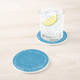 Dessous De Verre En Grès Méduse lunaire 