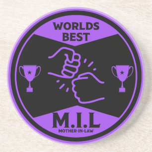 Dessous De Verre En Grès Meilleure belle-mère dans le monde