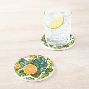 Dessous De Verre En Grès Mélodie d'oranges