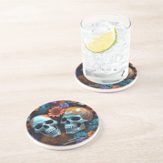 Dessous De Verre En Grès Méménite de LITE EXISTENTIELLE Mori Amateurs de cr (Côté)