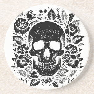 Dessous De Verre En Grès Memento Mori - latin