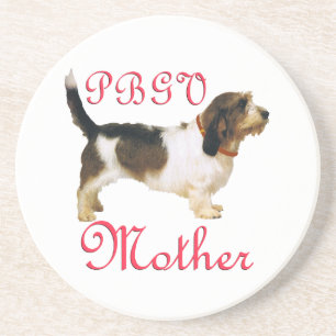 Dessous De Verre En Grès Mère Petit Basset Griffon Vendéen